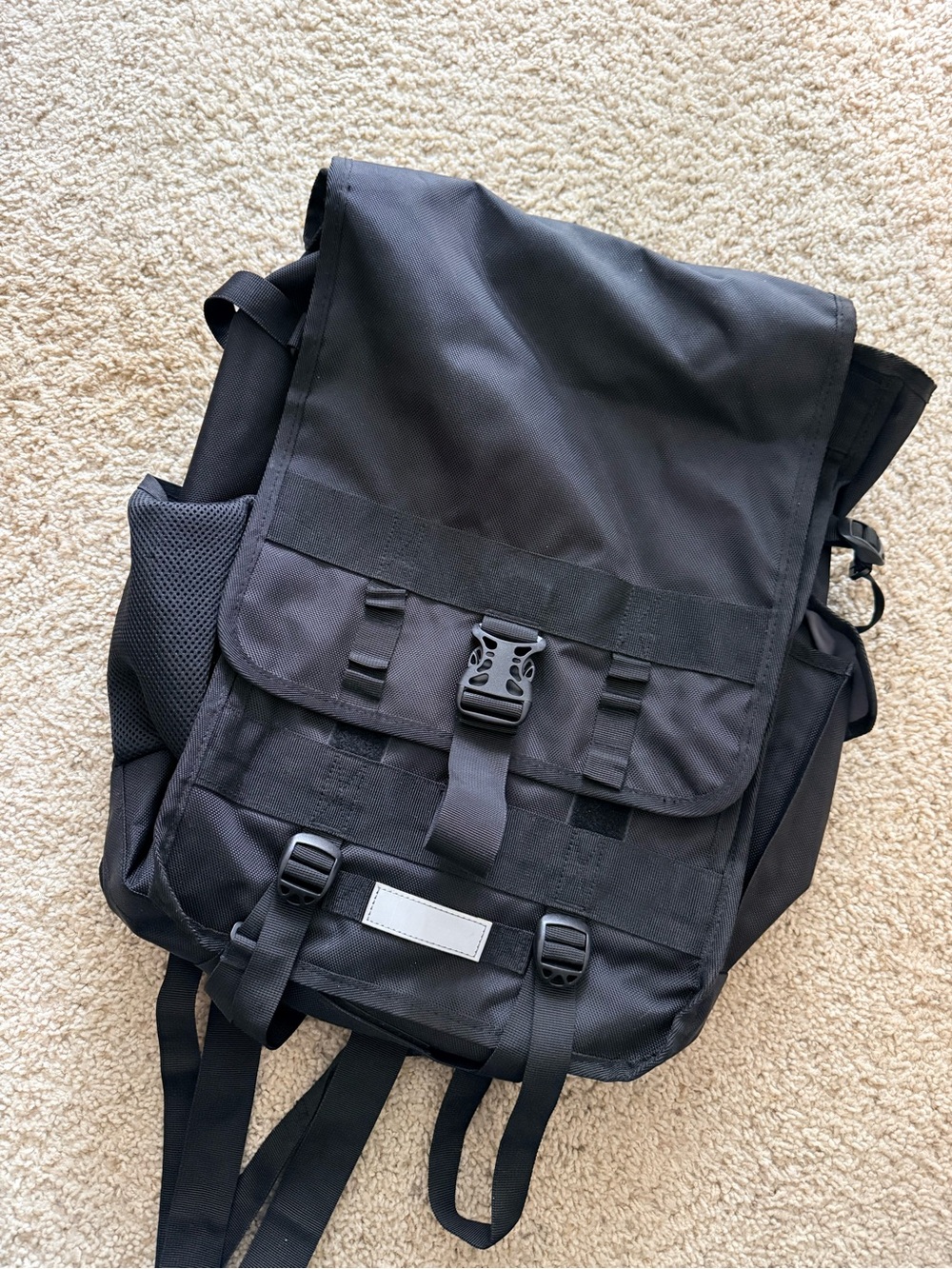 CITYPAK by High Sierra Backpack Black Drawstring Roll Top Urban Travel Gear